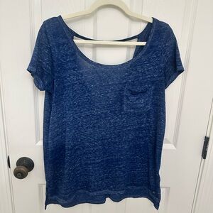 American Eagle Outfitters Navy Short Sleeve Tee